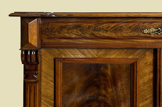 1880er Vertiko ANTIK Gründerzeit VINTAGE Nußbaum Kommode Schrank von 1880