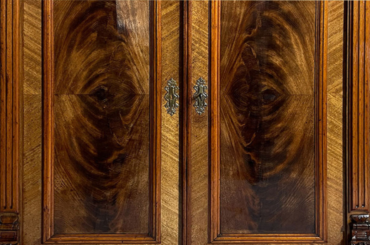 1880er Vertiko ANTIK Gründerzeit VINTAGE Nußbaum Kommode Schrank von 1880