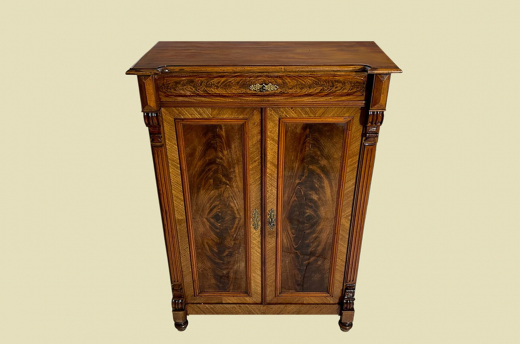 1880er Vertiko ANTIK Gründerzeit VINTAGE Nußbaum Kommode Schrank von 1880