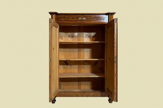 1880er Vertiko ANTIK Gründerzeit VINTAGE Nußbaum Kommode Schrank von 1880