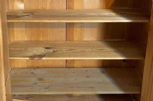 1880er Vertiko ANTIK Gründerzeit VINTAGE Nußbaum Kommode Schrank von 1880