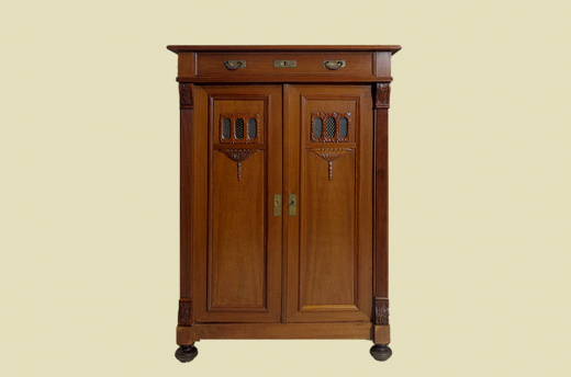 1920er Vertiko ANTIK Jugendstil VINTAGE Mahagoni Kommode Schrank von 1920