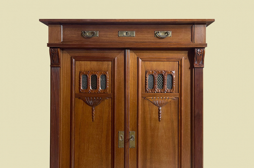 1920er Vertiko ANTIK Jugendstil VINTAGE Mahagoni Kommode Schrank von 1920