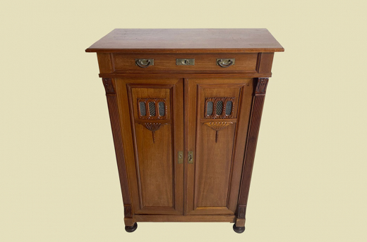 1920er Vertiko ANTIK Jugendstil VINTAGE Mahagoni Kommode Schrank von 1920
