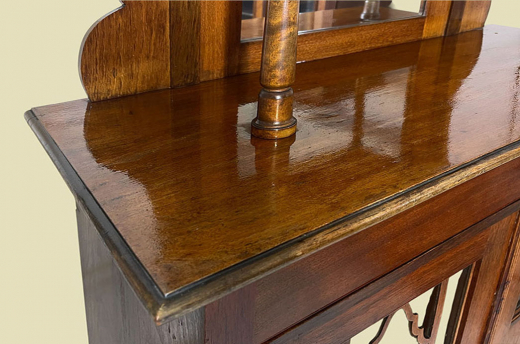 1920er Vertiko ANTIK Jugendstil VINTAGE Spiegel Kommode Schrank von 1920