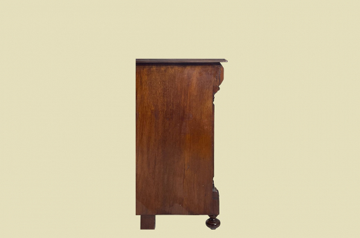 1880er Kommode ANTIK Gründerzeit VINTAGE Nußbaum Halbschrank Schrank von 1880