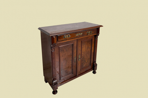 1880er Kommode ANTIK Gründerzeit VINTAGE Nußbaum Halbschrank Schrank von 1880