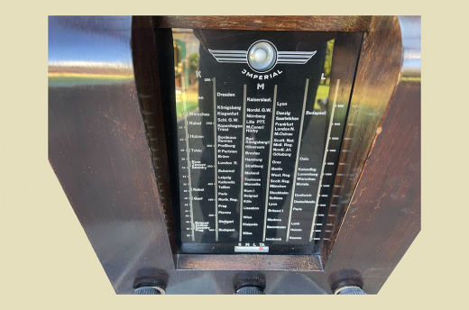 1939 ORIGINAL IMPERIAL J49GW Volksempfänger Radio - Audio Eingang für CDs - Original Klang