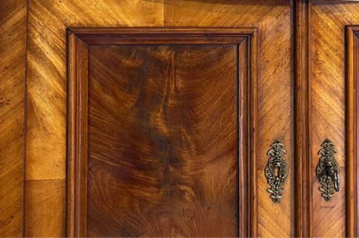 1840er Kommode ANTIK Louis Philippe VINTAGE Nußbaum Halbschrank von 1840