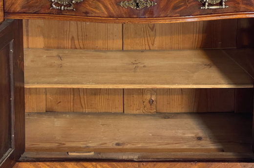 1840er Kommode ANTIK Louis Philippe VINTAGE Nußbaum Halbschrank von 1840