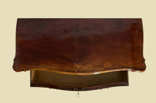 1840er Kommode ANTIK Louis Philippe VINTAGE Nußbaum Halbschrank von 1840