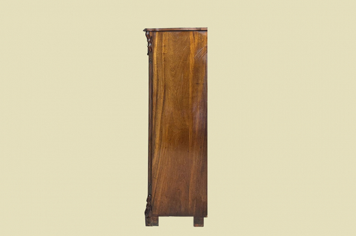 1840er Vertiko ANTIK Louis Philippe Nußbaum VINTAGE Schrank Kommode von 1840