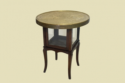 1920er Rauchtisch ANTIK Jugendstil VINTAGE Beistell Vitrine Tee Tisch von 1920