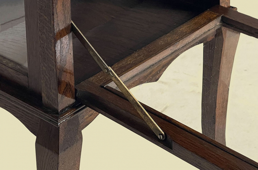 1920er Rauchtisch ANTIK Jugendstil VINTAGE Beistell Vitrine Tee Tisch von 1920