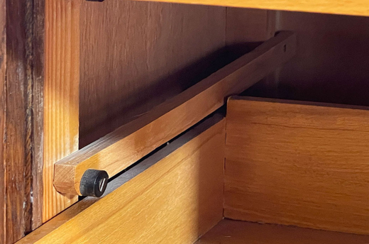 1960er Rolladen Schrank ANTIK Eiche VINTAGE Büromöbel Noten Kommode von 1960