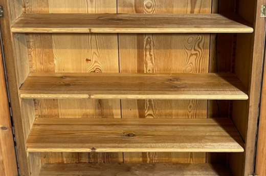 1880er Vertiko ANTIK Gründerzeit VINTAGE Nußbaum Säulen Kommode Schrank von 1880