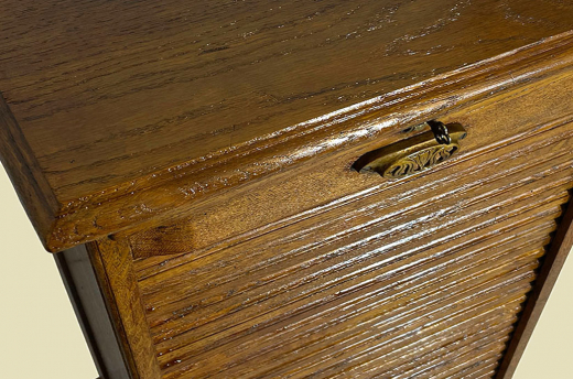 1920er Rolladenschrank ANTIK Jugendstil VINTAGE Art Deco Notenschrank von 1920