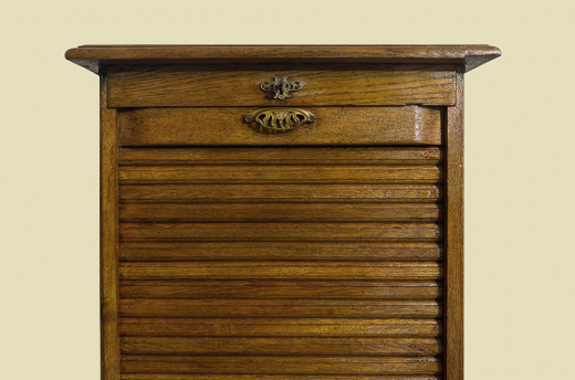 1920er Rolladenschrank ANTIK Jugendstil VINTAGE Art Deco Notenschrank von 1920