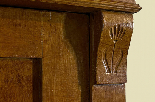 1920er Kleiderschrank ANTIK Jugendstil VINTAGE Lebensbaum Schrank von 1920