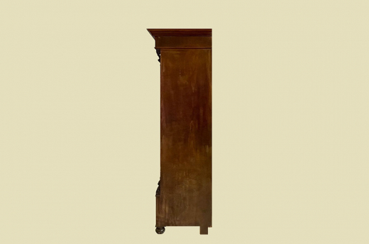 1880er Kleiderschrank ANTIK Gründerzeit Nußbaum VINTAGE Schrank von 1880