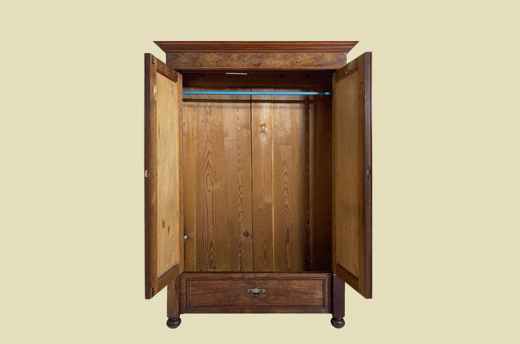1880er Kleiderschrank ANTIK Gründerzeit Nußbaum VINTAGE Schrank von 1880