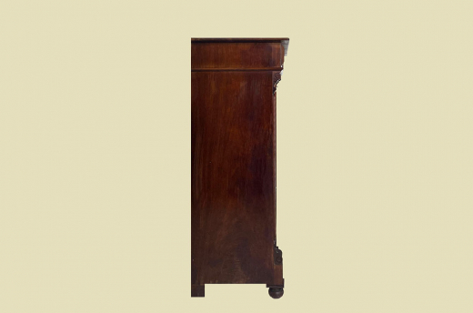 1880er Vertiko ANTIK Gründerzeit VINTAGE Nußbaum Kommode Schrank von 1880