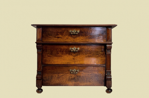 1880er Kommode ANTIK Gründerzeit Nußbaum Sideboard Schrank von 1880