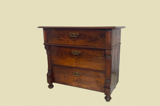 1880er Kommode ANTIK Gründerzeit Nußbaum Sideboard Schrank von 1880
