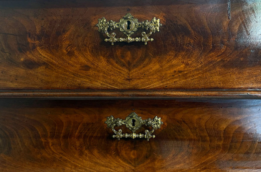 1880er Kommode ANTIK Gründerzeit Nußbaum Sideboard Schrank von 1880