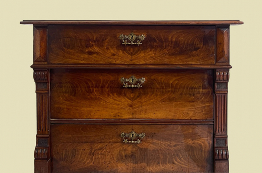 1880er Kommode ANTIK Gründerzeit Nußbaum Sideboard Schrank von 1880