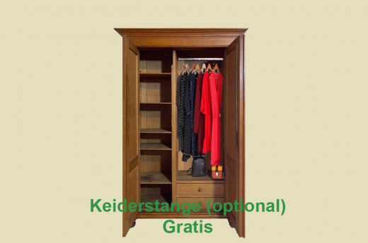 1880er Kleiderschrank ANTIK Gründerzeit VINTAGE Eiche Säulen Schrank von 1880