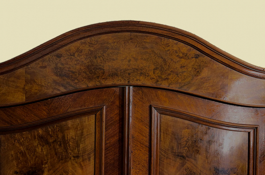 1840er ANTIK Schrank Louis Philippe VINTAGE Nußbaum Wäscheschrank von 1840