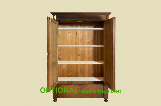 1880er Kleiderschrank ANTIK Gründerzeit Nußbaum VINTAGE Schrank von 1880