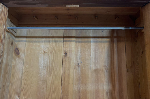 1880er Kleiderschrank ANTIK Gründerzeit Nußbaum VINTAGE Schrank von 1880