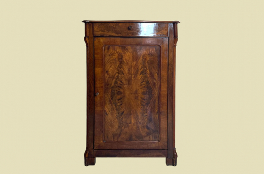1840er Vertiko ANTIK Louis Philippe Mahagoni VINTAGE Schrank Kommode von 1840