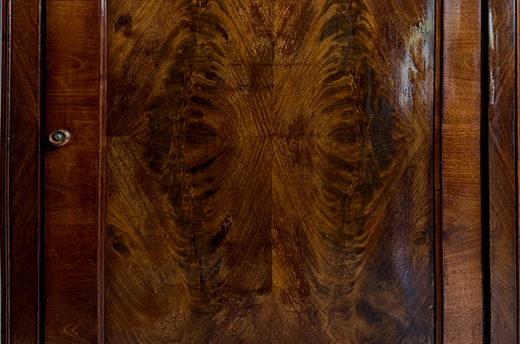 1840er Vertiko ANTIK Louis Philippe Mahagoni VINTAGE Schrank Kommode von 1840