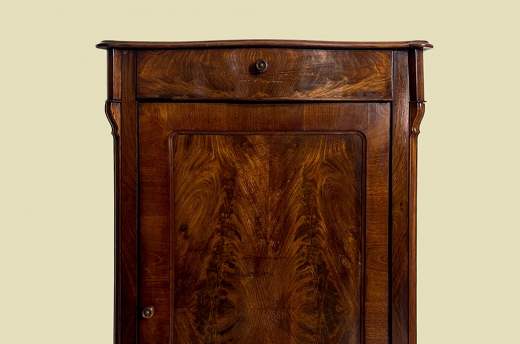 1840er Vertiko ANTIK Louis Philippe Mahagoni VINTAGE Schrank Kommode von 1840