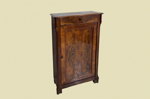 1840er Vertiko ANTIK Louis Philippe Mahagoni VINTAGE Schrank Kommode von 1840