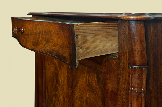 1840er Vertiko ANTIK Louis Philippe Mahagoni VINTAGE Schrank Kommode von 1840