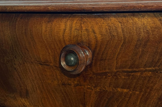 1840er Vertiko ANTIK Louis Philippe Mahagoni VINTAGE Schrank Kommode von 1840