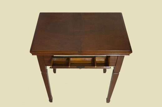 Edler 1920er ANTIK Jugendstil Tisch VINTAGE Mahagoni Schreib Beistell Tisch von 1920