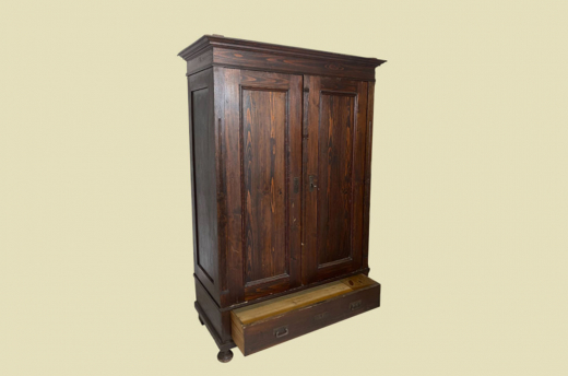 Großer 1920er Kleiderschrank ANTIK Jugendstil VINTAGE Steck Schrank von 1920