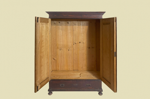 Großer 1920er Kleiderschrank ANTIK Jugendstil VINTAGE Steck Schrank von 1920