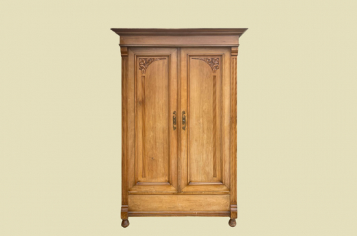 1920er Kleiderschrank ANTIK Jugendstil VINTAGE Lebensbaum Schrank von 1920
