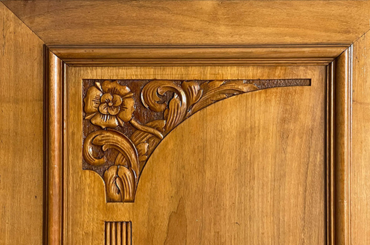 1920er Kleiderschrank ANTIK Jugendstil VINTAGE Lebensbaum Schrank von 1920