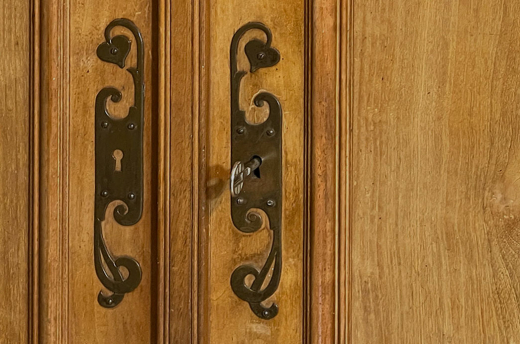 1920er Kleiderschrank ANTIK Jugendstil VINTAGE Lebensbaum Schrank von 1920