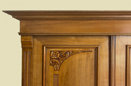 1920er Kleiderschrank ANTIK Jugendstil VINTAGE Lebensbaum Schrank von 1920