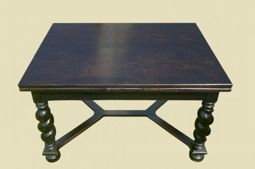 Großer Tisch ANTIK Gründerzeit VINTAGE Danziger Barock Kulissentisch Esstisch von 1880