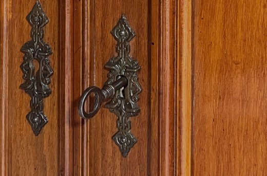 1880er Kommode ANTIK Gründerzeit VINTAGE Nußbaum Halbschrank Schrank von 1880