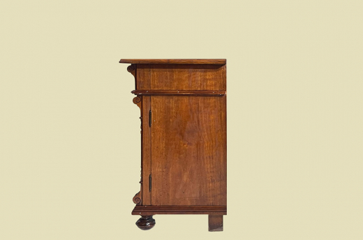1880er Kommode ANTIK Gründerzeit VINTAGE Nußbaum Halbschrank Schrank von 1880